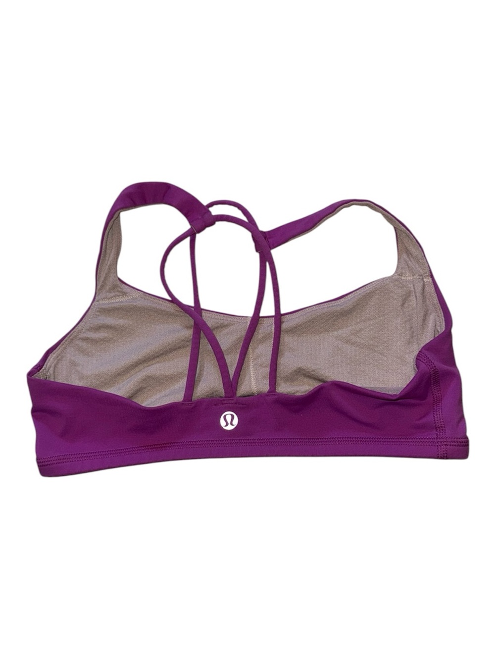 lululemon athletica Plum Strappy Back Sports Bra